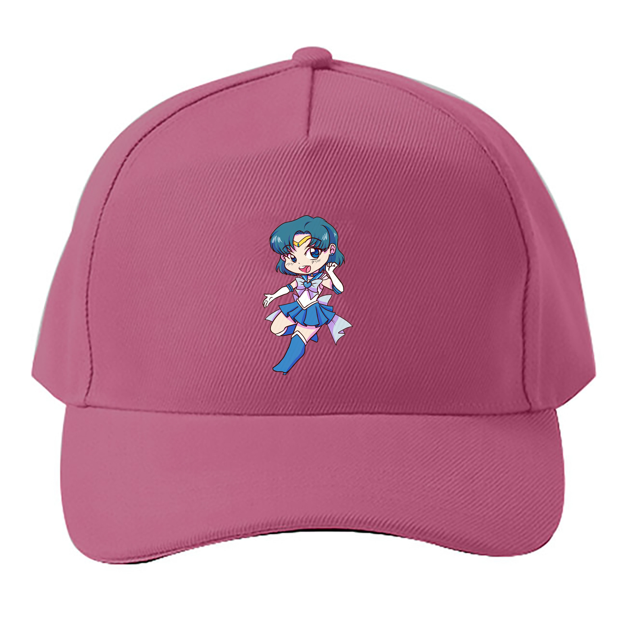 （画像用） 美少女戦士セーラームーン 水野 亜美 みずの あみ Sailor Moon Mizuno Ami ベースボールキャップ 綿100％ 男女兼用 帽子 スポーツ